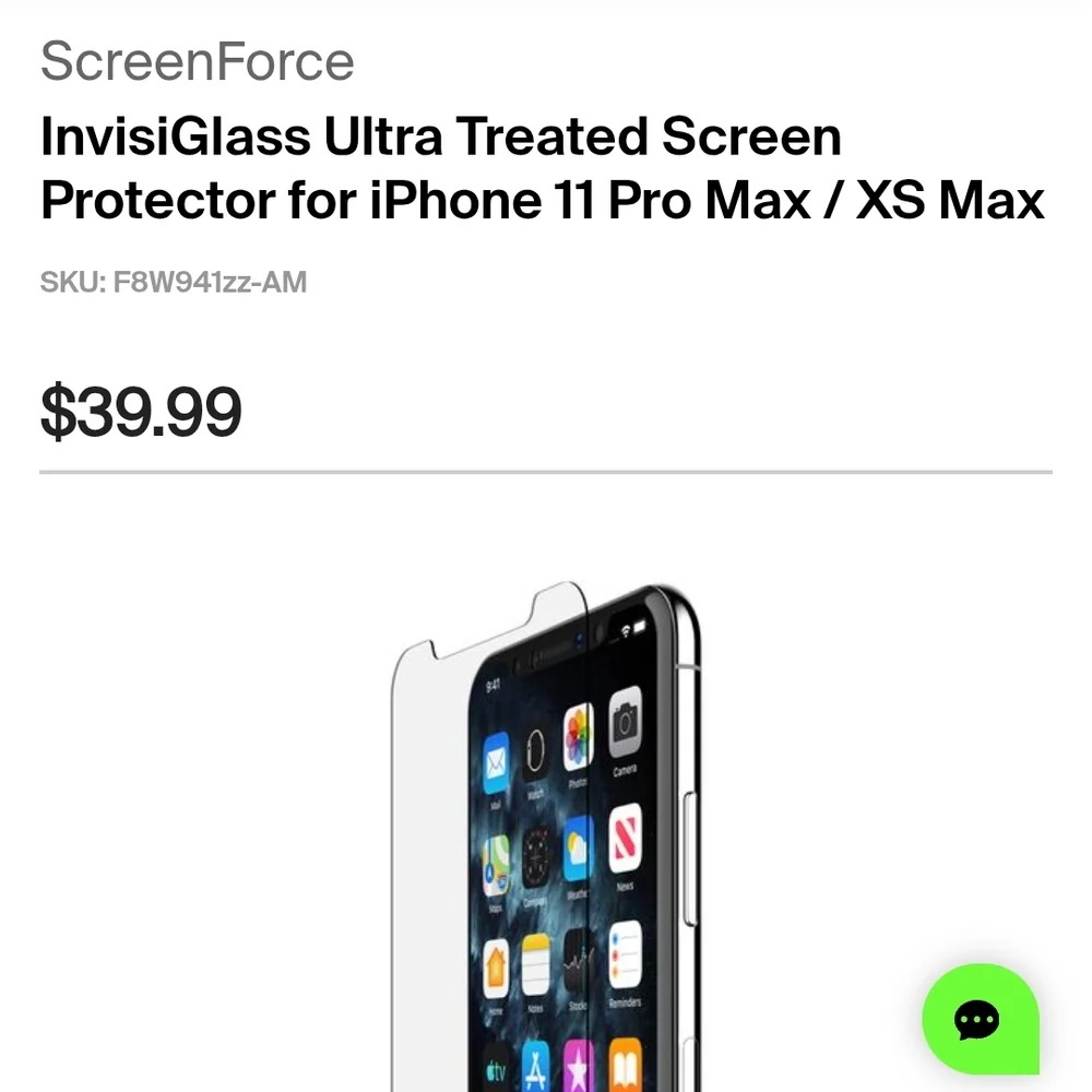 Belkin InvisiGlass Ultra Screen Protector for iPhone - Transparent
